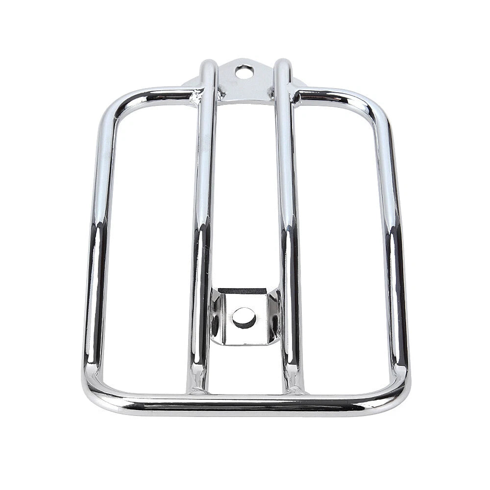 Chrome Rear Fender Solo Seat Luggage Rack For Harley Sportster XL 883 1200 48 72