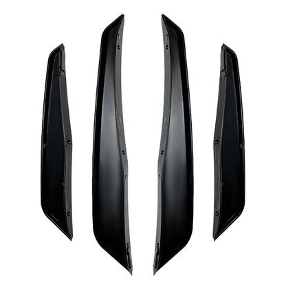 Carbon Fiber Look Front Bumper Splitter Side Skirt Fit For BMW M2 G87 2023-2024