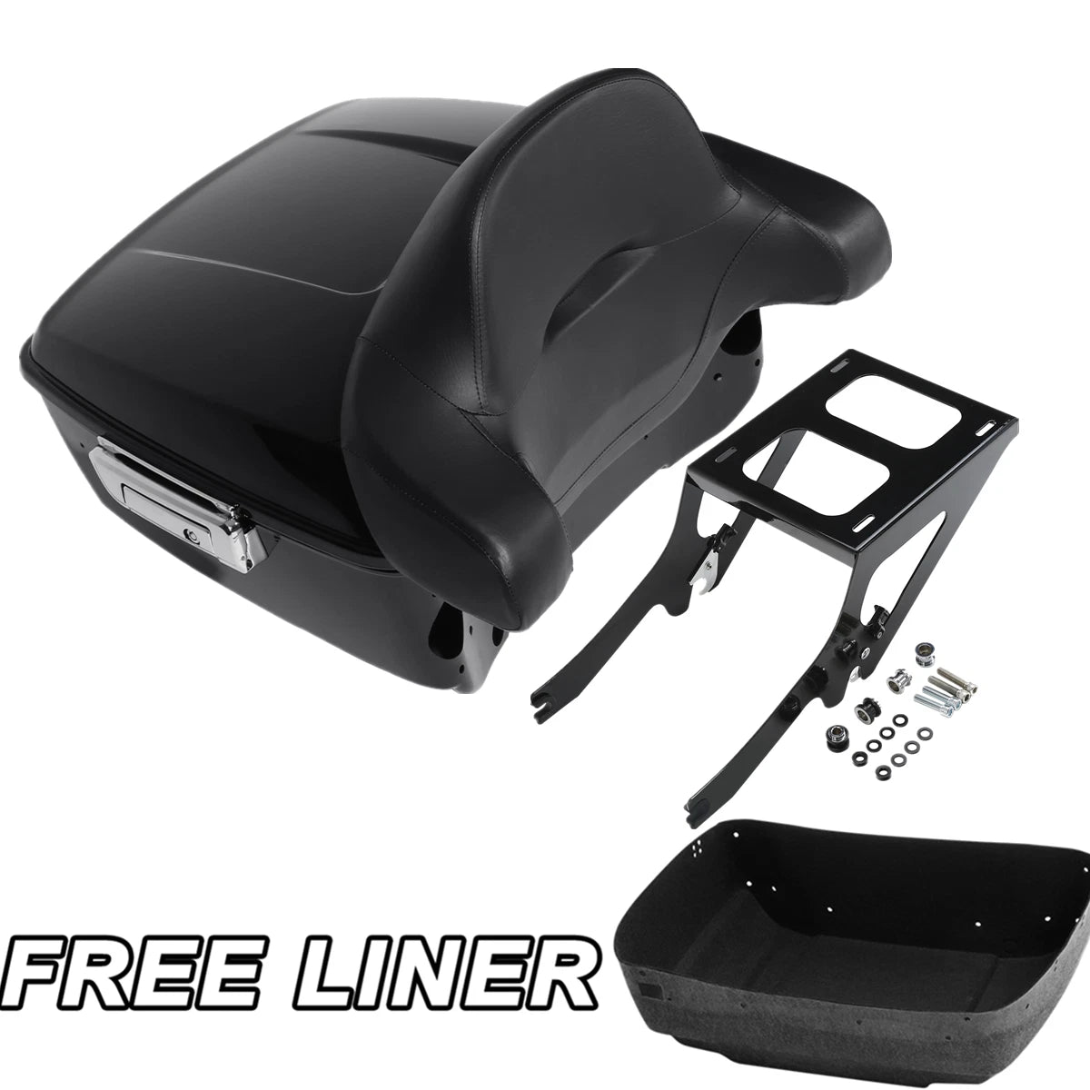 King Trunk Backrest Mount Rack Fit For Harley Heritage Classic FLHC 2018-Up 2019