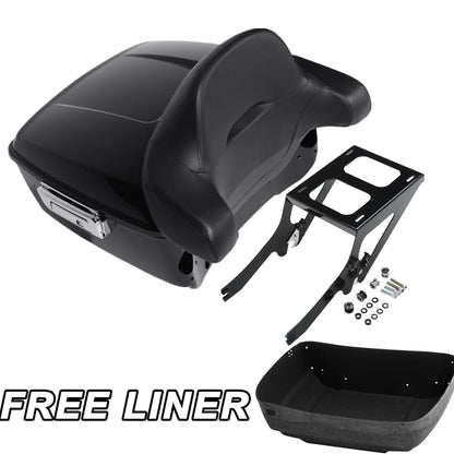 King Trunk Backrest Mount Rack Fit For Harley Heritage Classic FLHC 2018-Up 2019