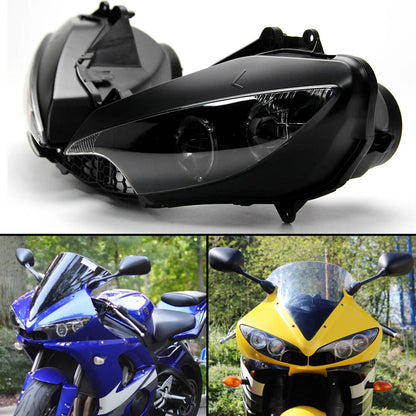 Front Headlight Head Light Lamp for Yamaha YZF R6 2003-2005 & YZF R6S 2006-2009