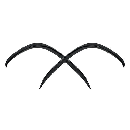 Front Bumper Lip Splitter Spoiler For Mercedes Benz C-Class C260 W205 2019+ Blk