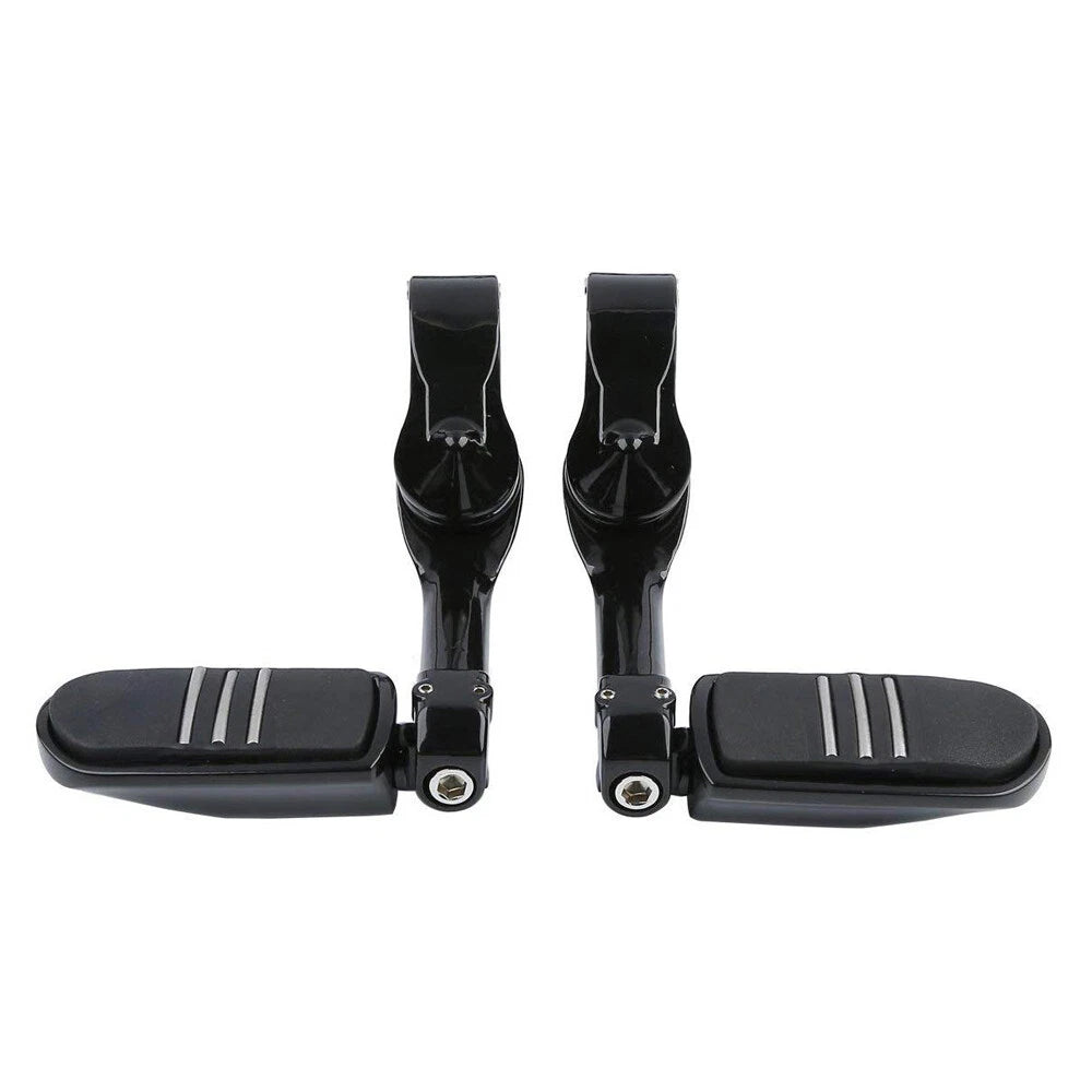 1-1/4" Long Angled Streamline Highway Engine Guard Foot Pegs For Harley Dyna US