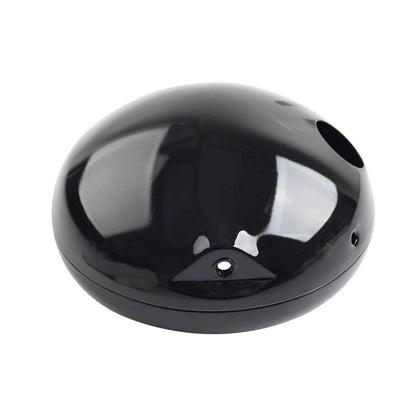 7" Motorcycle Round Headlight Headlamp Housing Cover Bucket Gloss Black Iron