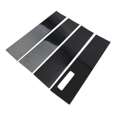 Pillar Posts Door Window Cover Trim Kit For Ford F150 F-150 2015-22 Gloss Black
