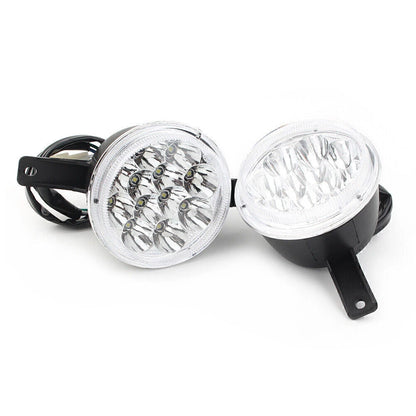 LED Headlight 3 wire ATV Quad GY6 150CC 250CC Taotao Coolster Peace Utility US