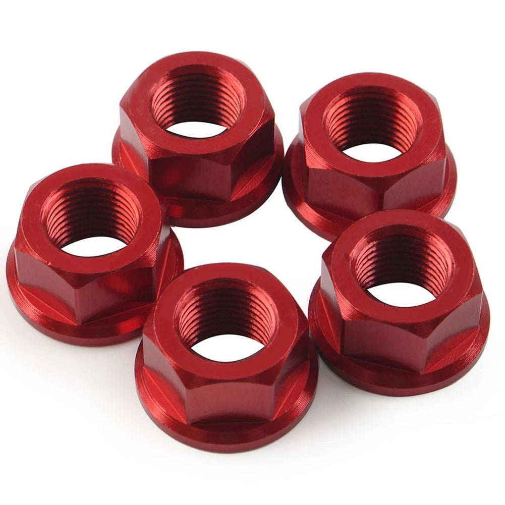 5x Rear Sprocket Nuts M10*1.0 For Ducati Hypermotard 796 950 Hyperstrada 821 939