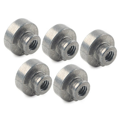5x Rear Fender Passenger Seat Bolt Tab Screw Nut Knob Cover For Harley Davidson