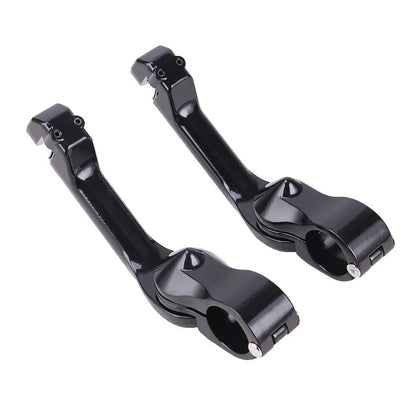1-1/4" Long Highway Foot Pegs Clamps For Harley Touring Electra Glide Road King