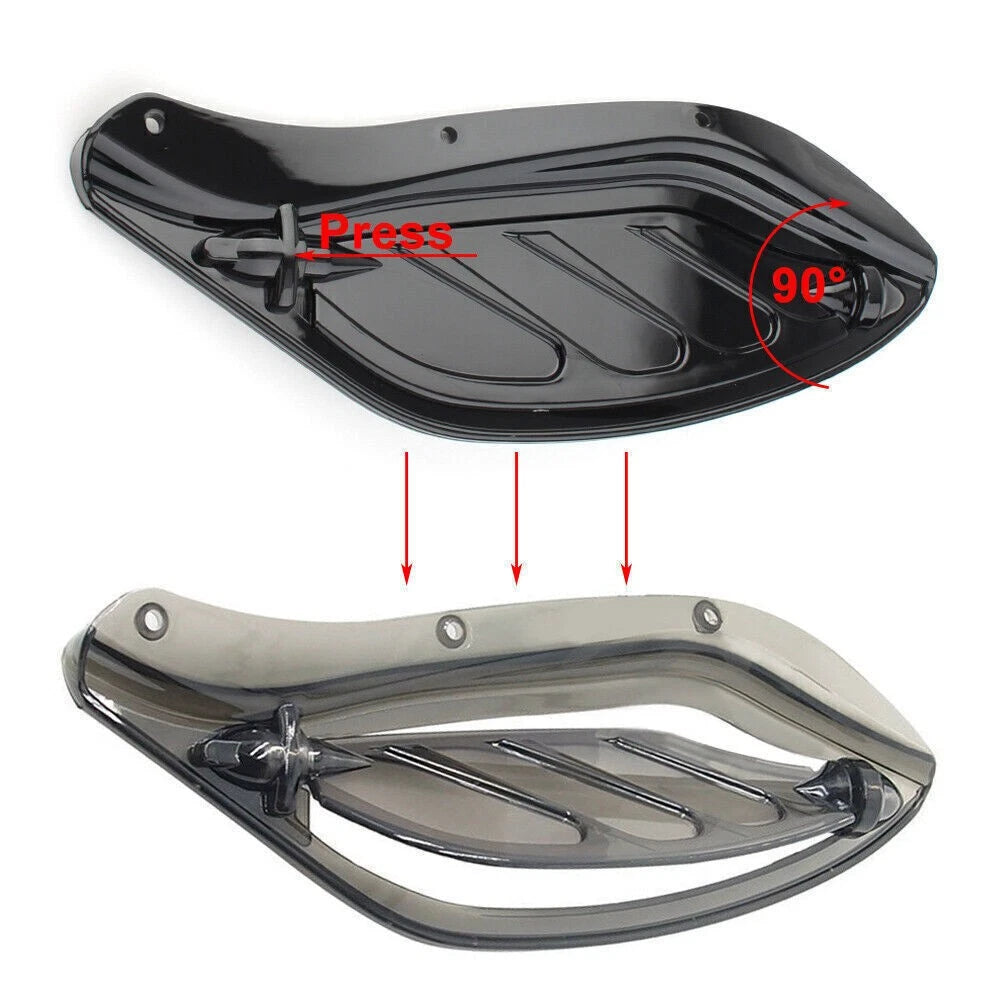 Side Wing Windshield Air Deflector Fit Harley Touring FLHR FLHT CVO 96-13 ab