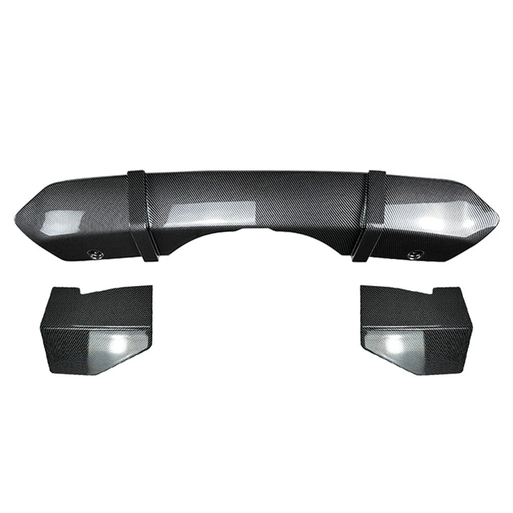 Rear Bumper Diffuser Lip Spoiler For BMW F15 X5 M Sport 2014-2018 Carbon Fiber