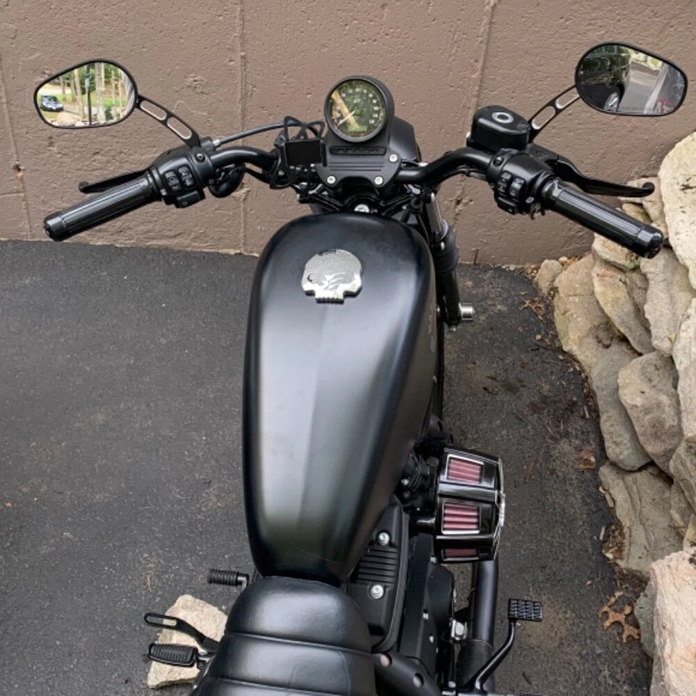 Motorcycle Rear View Mirrors For Harley Touring Street Road Glide King Sportster