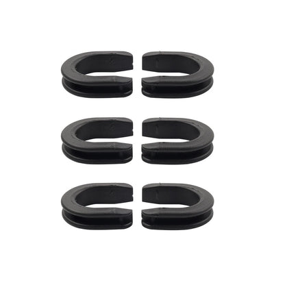6x Luggage Rack Backrest Side Plate Mounting Bracket Grommet Bushing for Harley