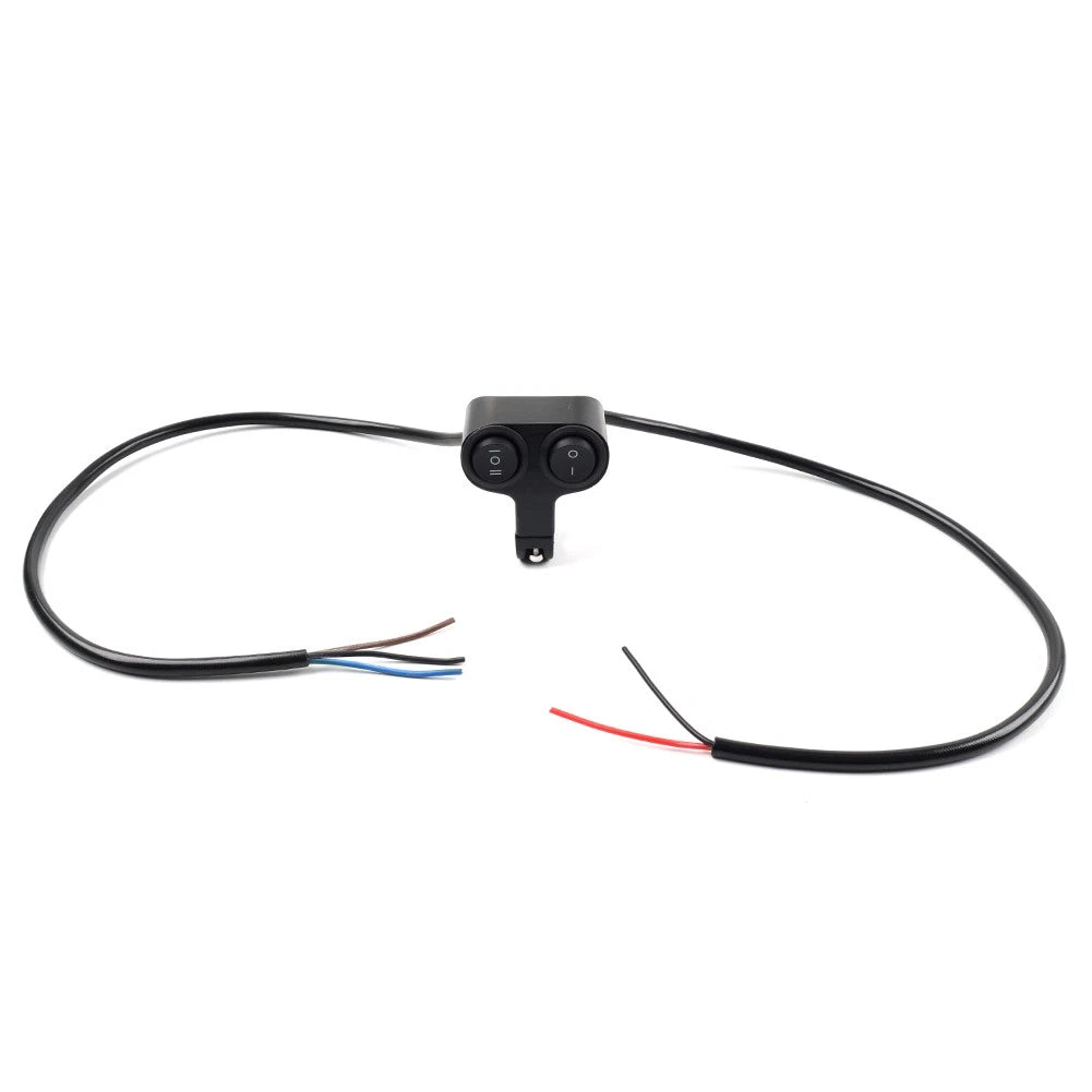 7/8" Motor ATV Dual Button On Off Switch Handlebar Headlight Fog Spot Light