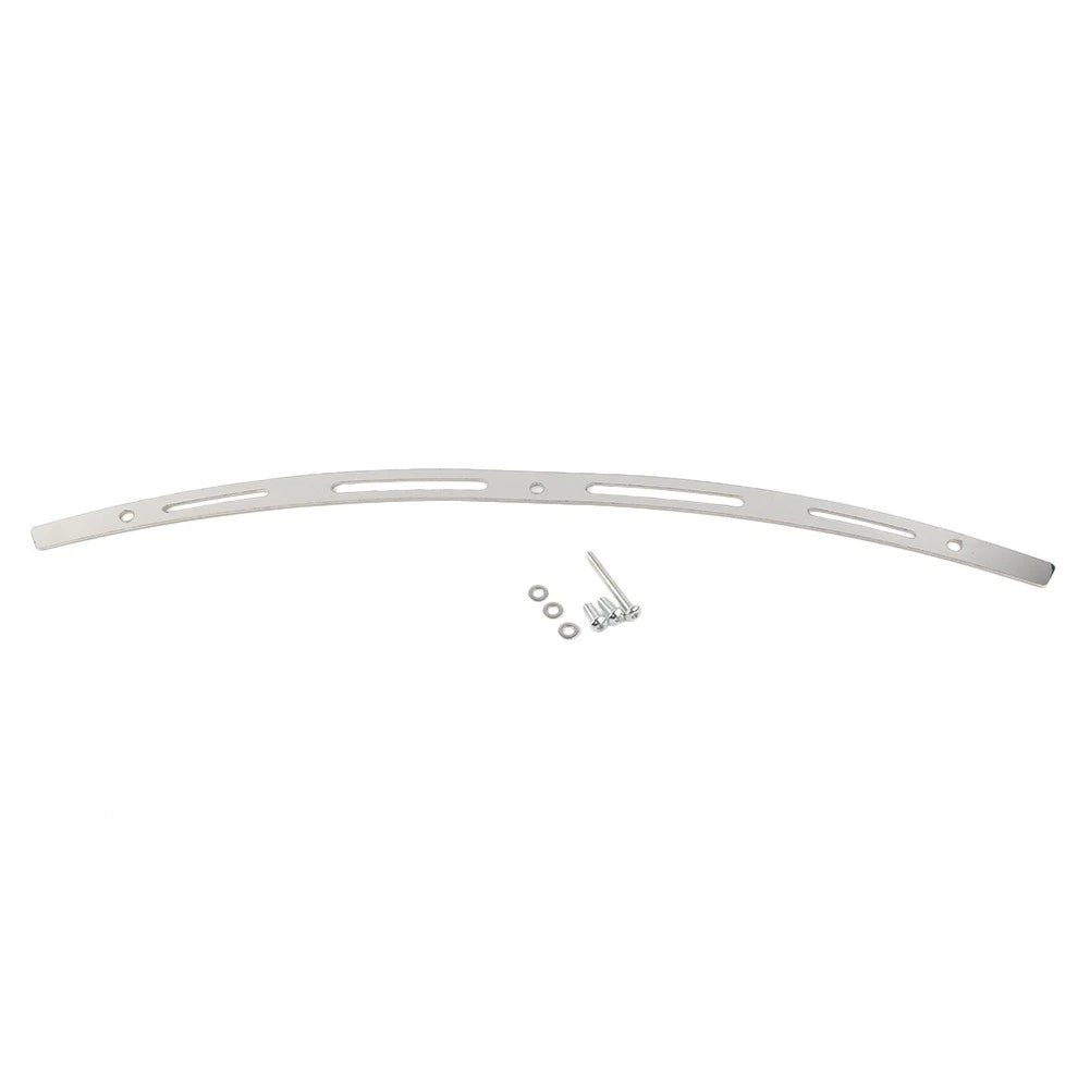 Chrome Slotted Batwing Windshield Mounding Trim For Harley Touring FLHT 14-19