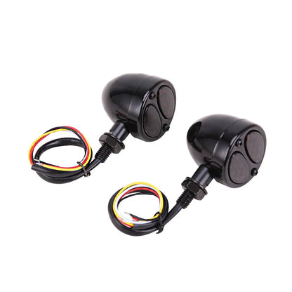 Bullet Motorcycle LED Turn Signal Indicator Brake Tail Running Light Blinker