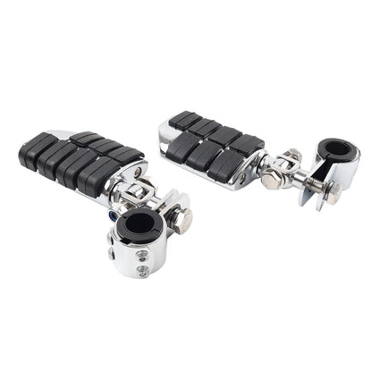 Universal Motorcycle Footpegs Highway Pegs Foot Rest 1-1/4" For Harley Fit Honda