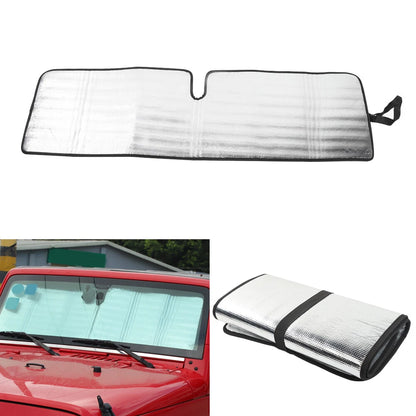 For Jeep Wrangler JK JKU Front Windshield Sunshade Protector Sun shade Visor 1pc