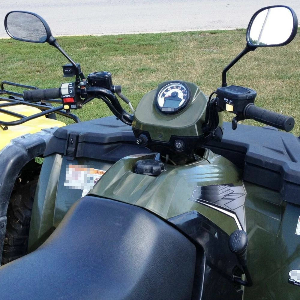 ATV Rear View Side Mirrors For Polaris Sportsman 400 450 500 550 570 Yamaha FZ1