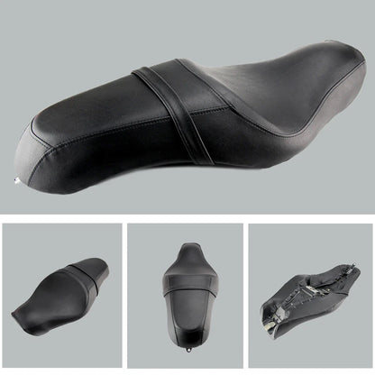 Motorcycle Driver Rear Passenger Two-Up Seat for Harley Sportster XL 883 1200 48