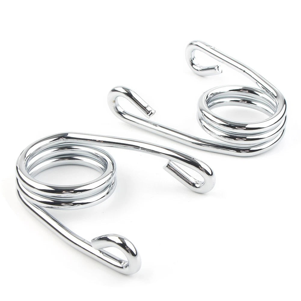 Torsion Type Solo Seat Springs for Harley Chopper Bobber XS Old School Silver