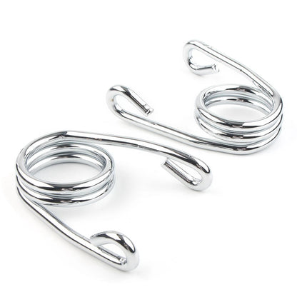 Torsion Type Solo Seat Springs for Harley Chopper Bobber XS Old School Silver