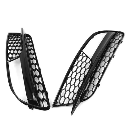 Honeycomb Front Bumper Fog Light Grille For Audi A5 Regular Model 2012-2016