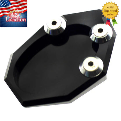 For Kawasaki KLX250 2009-2015 CNC Kickstand Sidestand Extension Footpads Foot