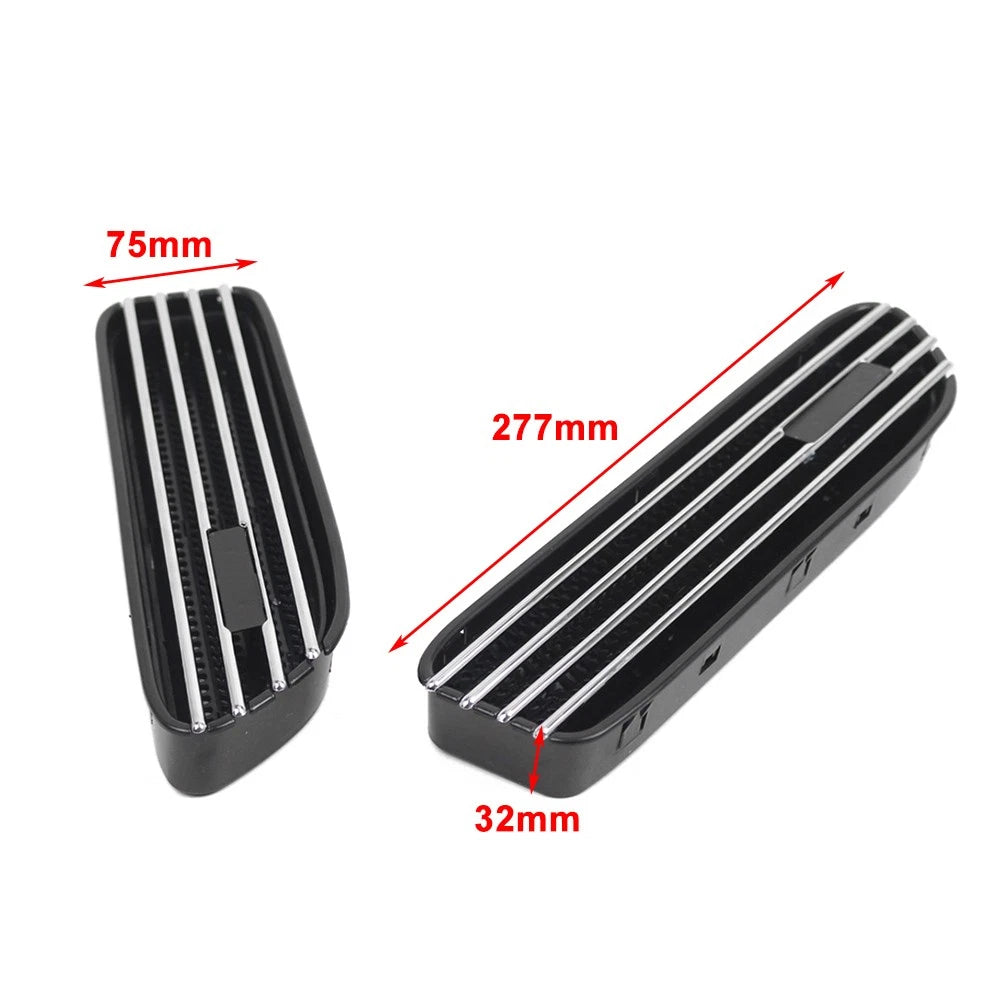 1 Pair Side Fender Grille Vent Air Flow Grill For BMW E46 M3 2001-2006 2002 03