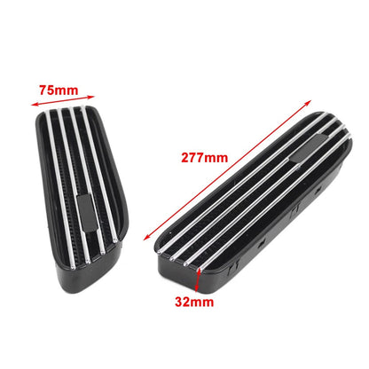 1 Pair Side Fender Grille Vent Air Flow Grill For BMW E46 M3 2001-2006 2002 03