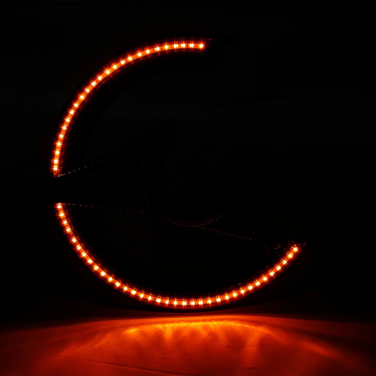 Brake Rotor Covers LED Ring Of Fire For Honda Goldwing 1800 GL1800 GL1800B 18-26