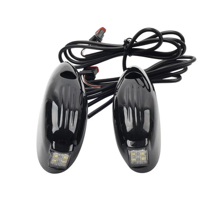 Front Turn Signal Light Black For Harley Road Glide FLTRX FLTRU FLTRK 2015-2024