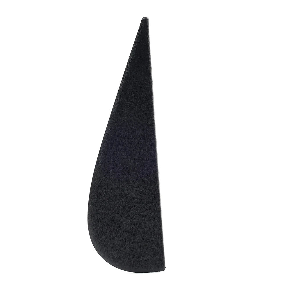 Door Side Mirror Triangle Flag Applique Left Black Fit Jeep Wrangler JK 2007-18