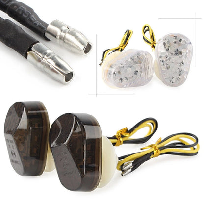 Turn Signal Light Amber LED Lamp Smoke Lens For Kawasaki Ninja ZX6R ZX7R ZX9R US