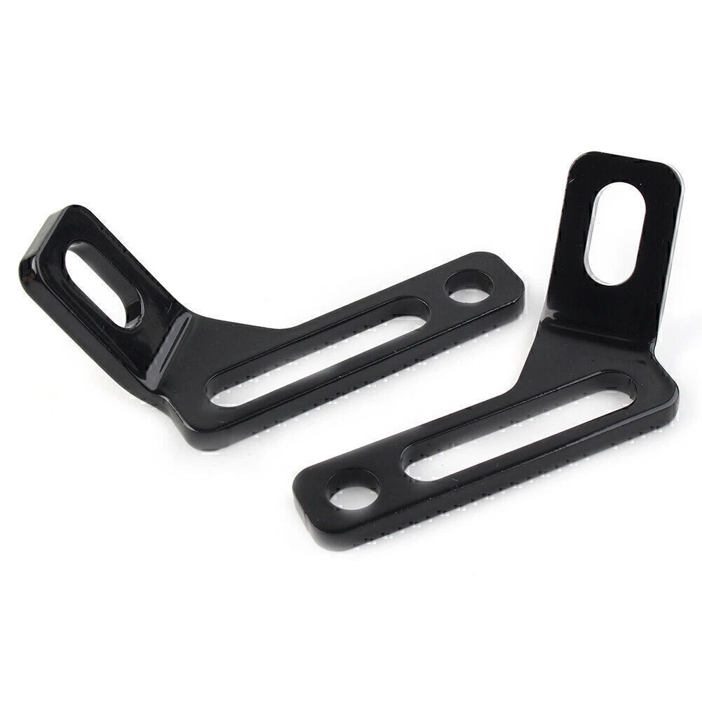 Rear Footrest Tie-Down Brackets For Harley Road King Electra Street Glide Black