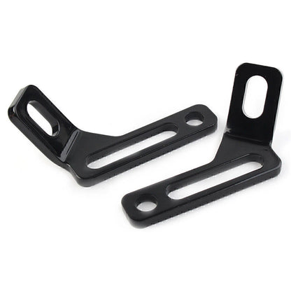 Rear Footrest Tie-Down Brackets For Harley Road King Electra Street Glide Black