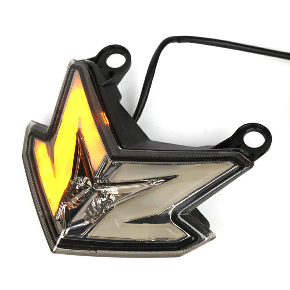 LED Taillight Integrated Turn Signal For Kawasaki Ninja Z800 ZX6R 636 Z125 Smoke