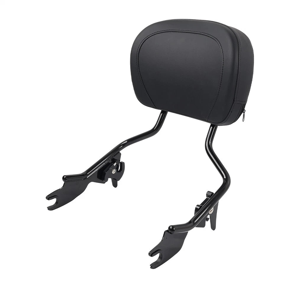 Detachable Passenger Backrest Sissy Bar Fit Harley Street Glide Road King 09-24