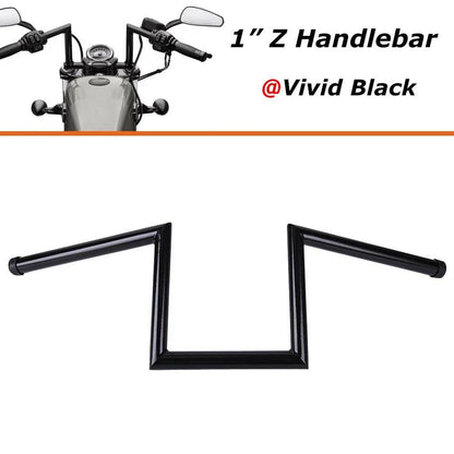 Motorcycle 1" Handlebars 8" Rise Z-Bars Ape Hanger For Harley Sportster 1200 883