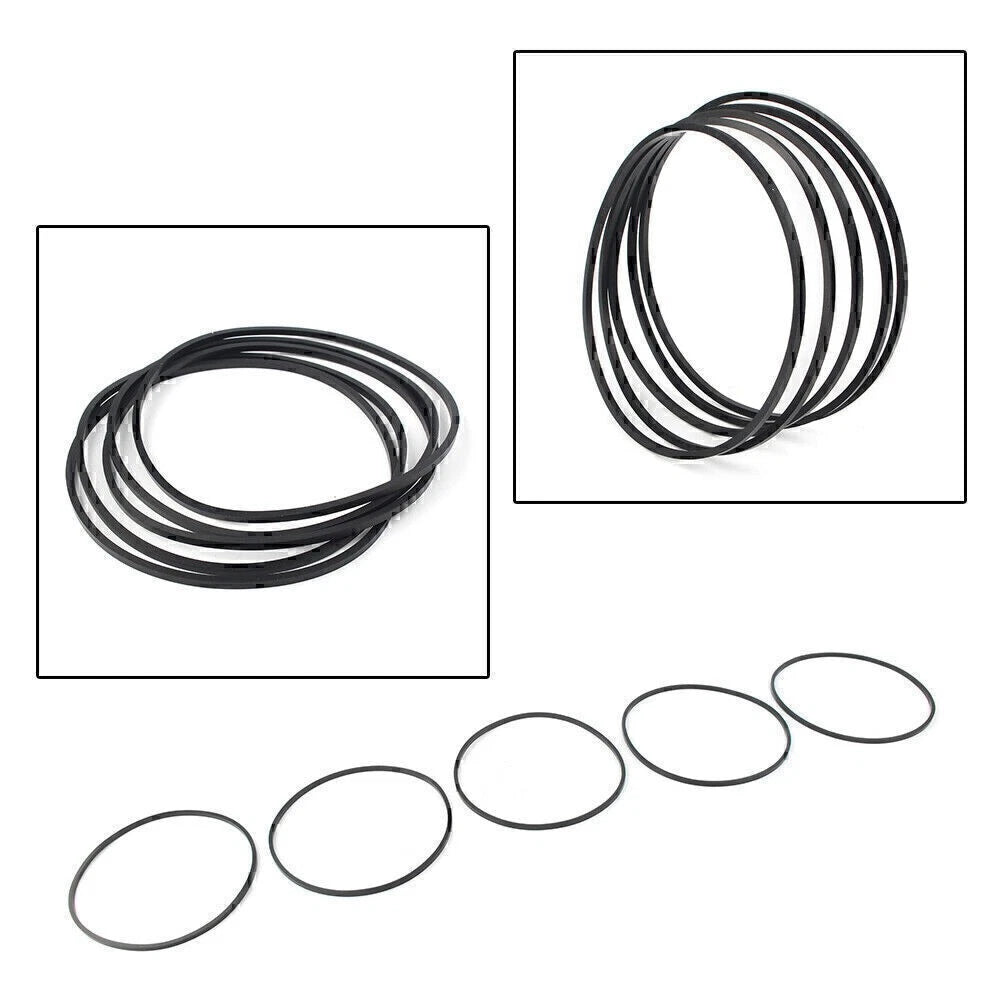 US 5PC Rubber Clutch Seal Rubber Gasket Cover Ring For Harley Sportster 883 1200