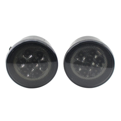 Front Grill Indicator Parking Lights Signal Lights For Jeep Wrangler JK 2007-17
