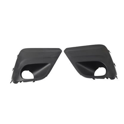 1 Pair Front Bumper Fog Light Bezel Cover Black For Subaru Forester 2019-2021