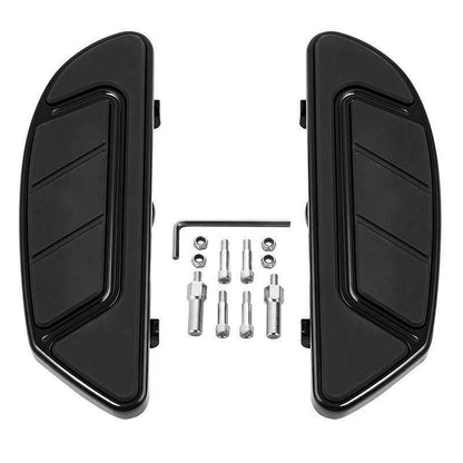 Rider & Driver Passenger Floorboard Fit For Harley Touring Electra Glide 1986-Up