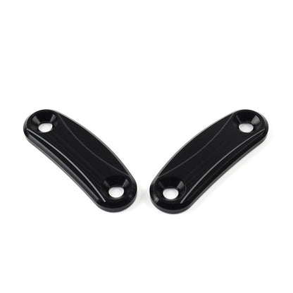 Rearview Mirror Block Off Base Plates Cover Black For Kawasaki ZX-10R 2011-2015
