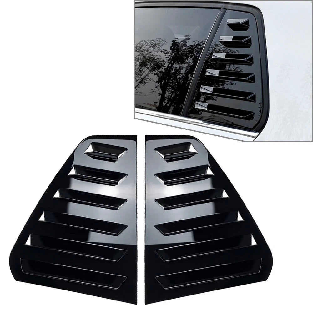 Rear Window Side Vent Shutter Louver Cover Trim For VW Golf MK7 MK7.5 2014-2019