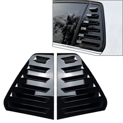 Rear Window Side Vent Shutter Louver Cover Trim For VW Golf MK7 MK7.5 2014-2019
