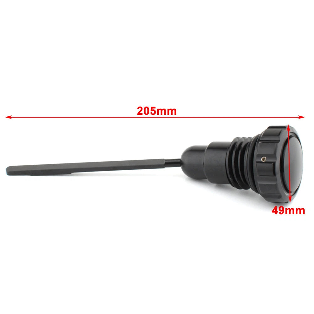 Oil Dipstick For Harley Touring FLHR FLHX FLH/T FLTR Aluminum Alloy Black
