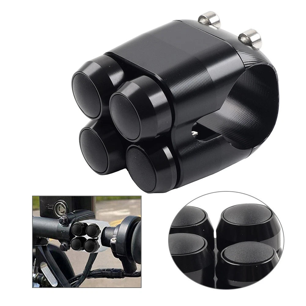 Motorcycle 1" Handlebar Horn Turn Signal Light Control Switch for Harley Bobber