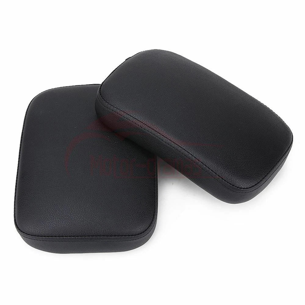 Rectangular Pillion Passenger Cushion Seat Pad 6 Suction Cup for Harley Custom