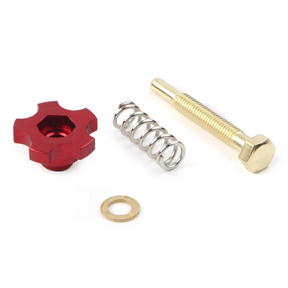 Red Motorcycle Carburetor Idle Speed Adjusting Screw kit For Universal PWK Carbs